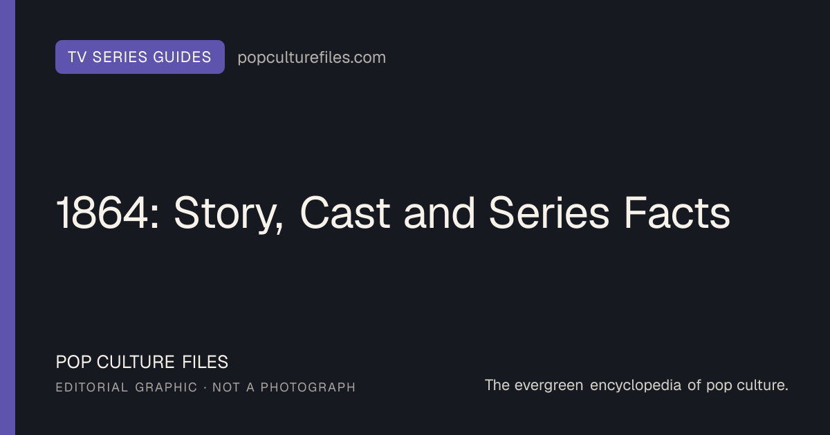 Editorial graphic for: 1864: Story, Cast and Series Facts