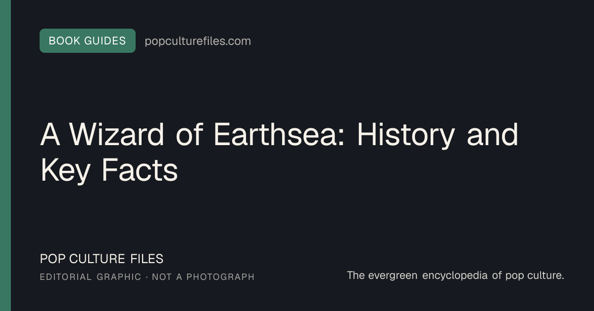 Editorial graphic for: A Wizard of Earthsea: History and Key Facts