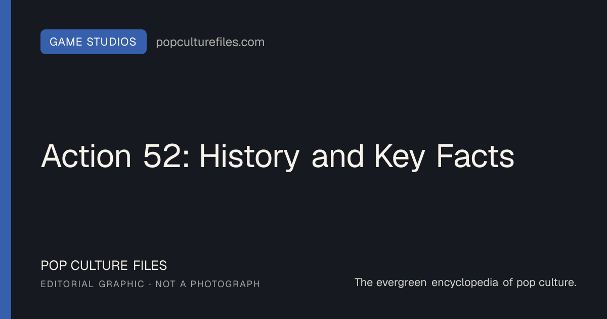 Editorial graphic for: Action 52: History and Key Facts
