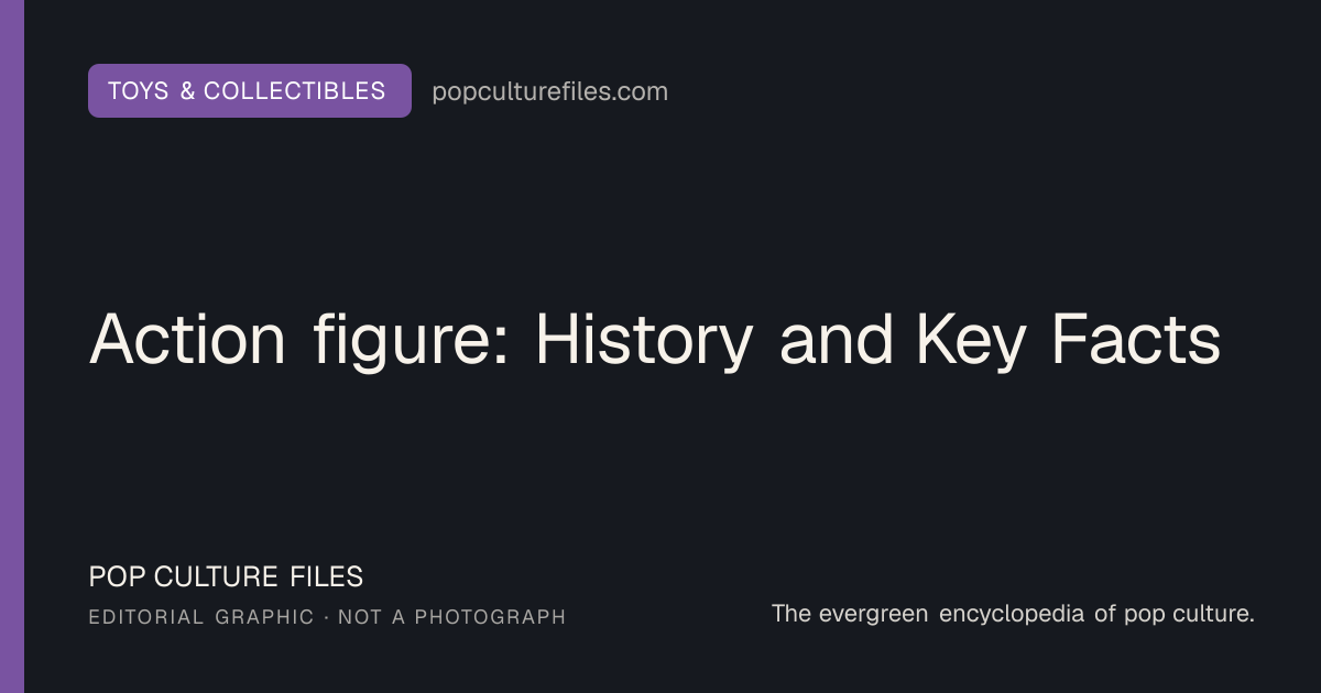 Original editorial graphic for Action figure: History and Key Facts