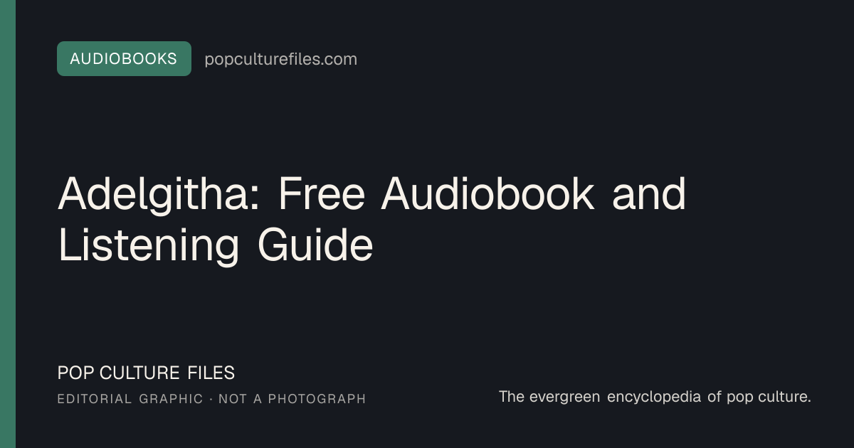 Editorial graphic for: Adelgitha: Free Audiobook and Listening Guide