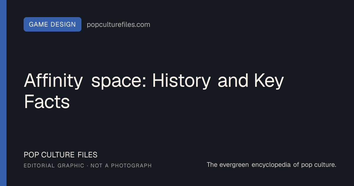 Editorial graphic for: Affinity space: History and Key Facts