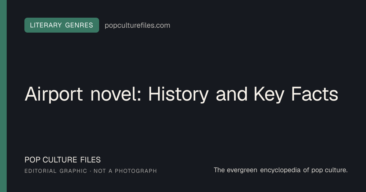 Editorial graphic for: Airport novel: History and Key Facts