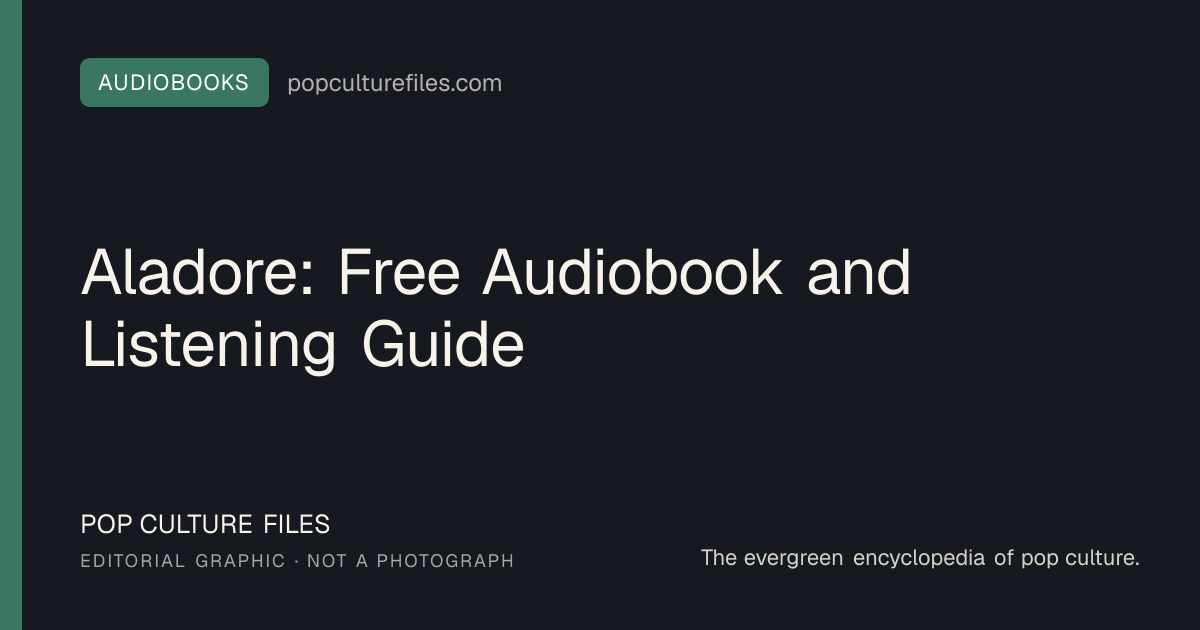 Editorial graphic for: Aladore: Free Audiobook and Listening Guide
