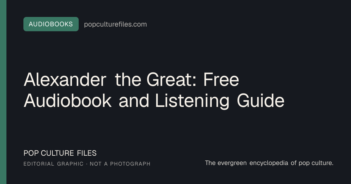 Editorial graphic for: Alexander the Great: Free Audiobook and Listening Guide
