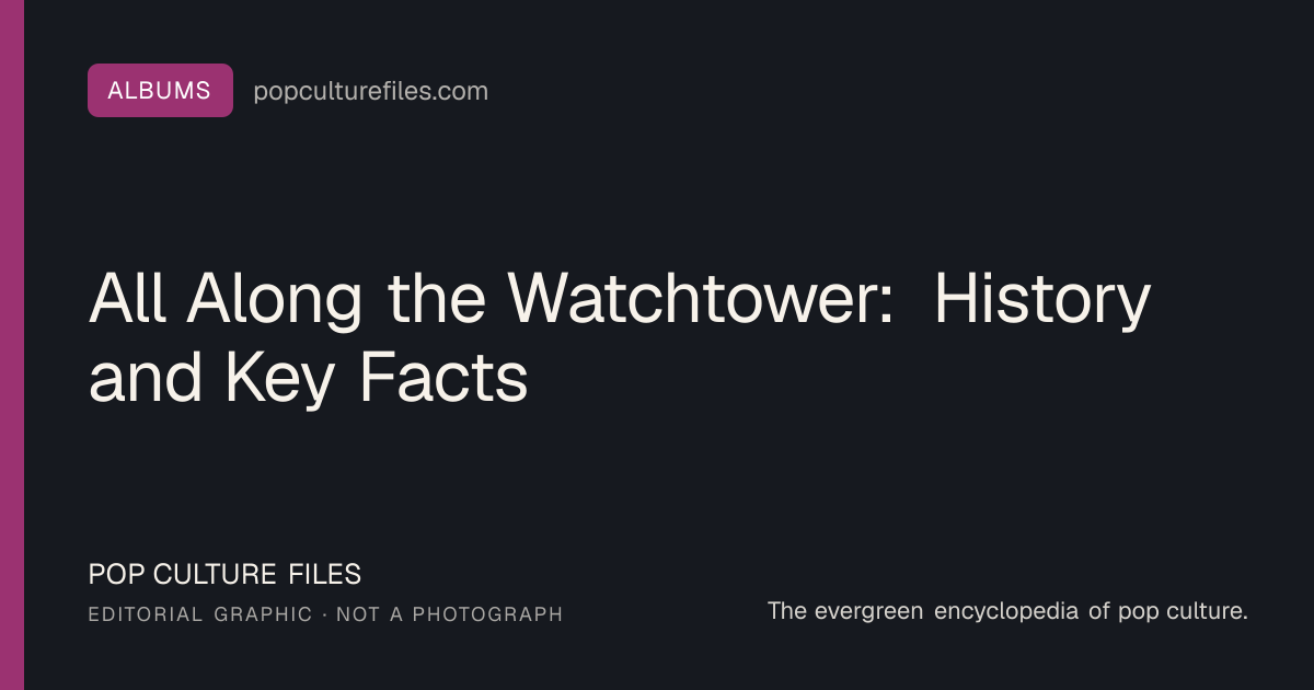 Editorial graphic for: All Along the Watchtower: History and Key Facts