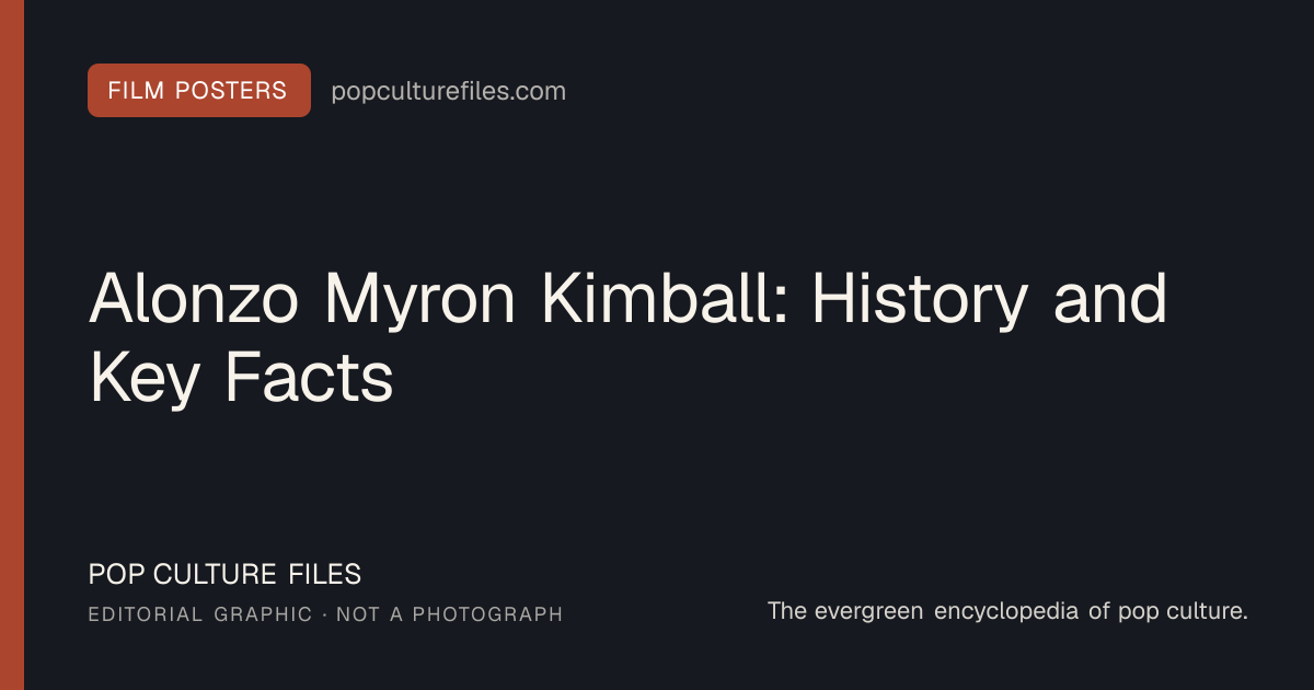 Editorial graphic for: Alonzo Myron Kimball: History and Key Facts
