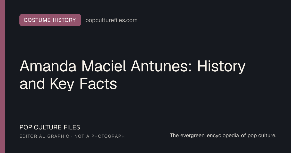 Editorial graphic for: Amanda Maciel Antunes: History and Key Facts