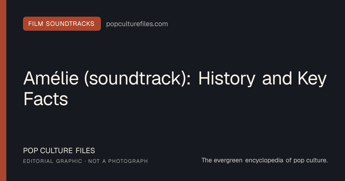 Editorial graphic for: Amélie (soundtrack): History and Key Facts