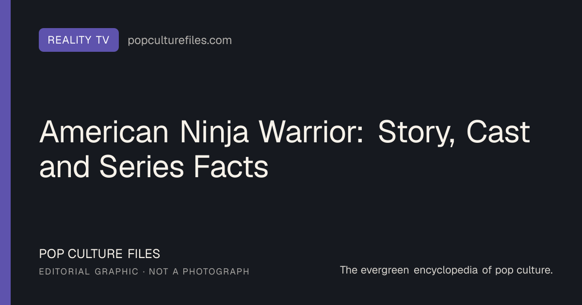 Editorial graphic for: American Ninja Warrior: Story, Cast and Series Facts