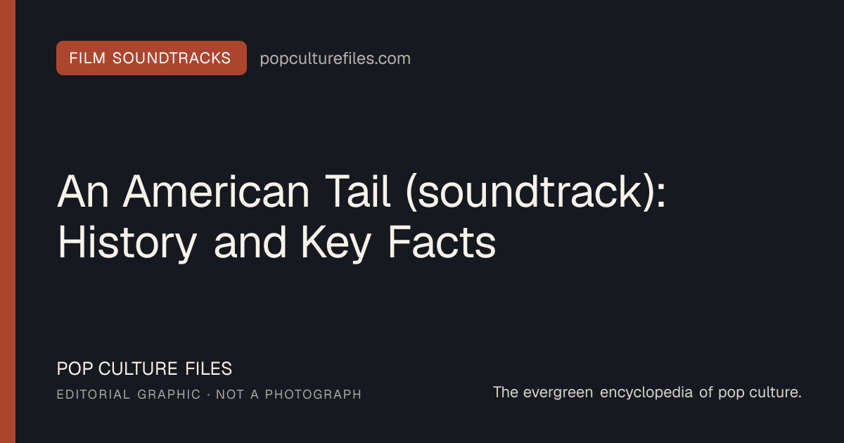 Editorial graphic for: An American Tail (soundtrack): History and Key Facts