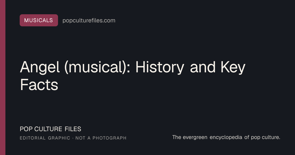 Editorial graphic for: Angel (musical): History and Key Facts