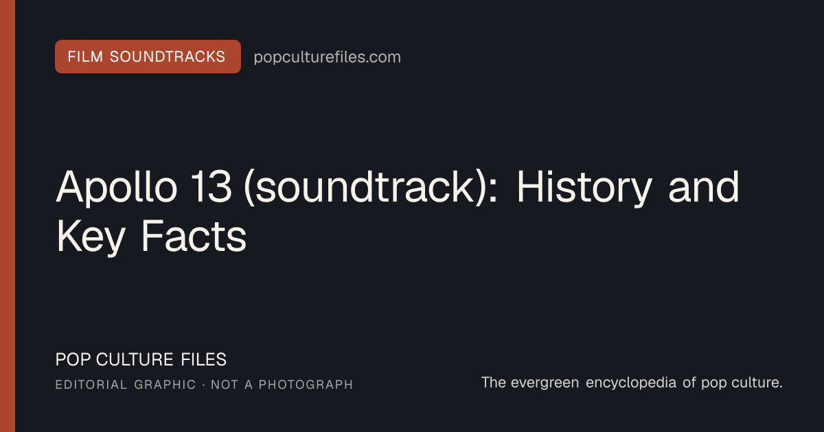 Editorial graphic for: Apollo 13 (soundtrack): History and Key Facts