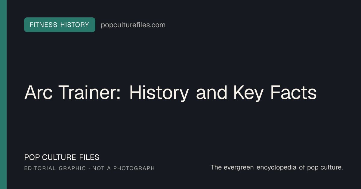 Editorial graphic for: Arc Trainer: History and Key Facts