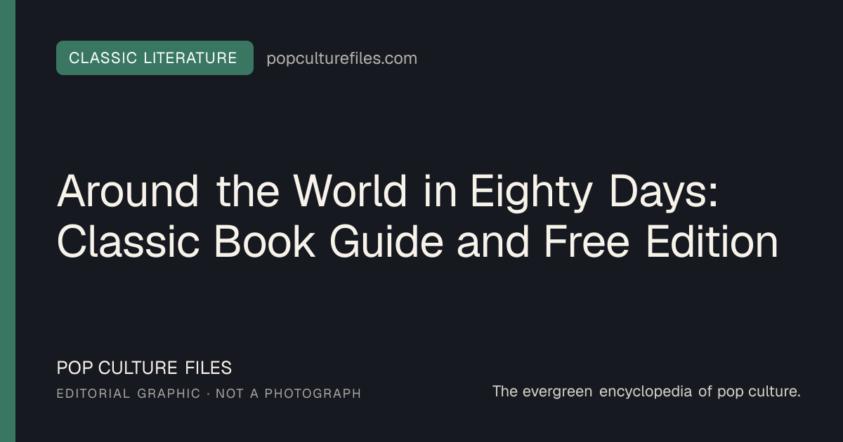 Editorial graphic for: Around the World in Eighty Days: Classic Book Guide and Free Edition