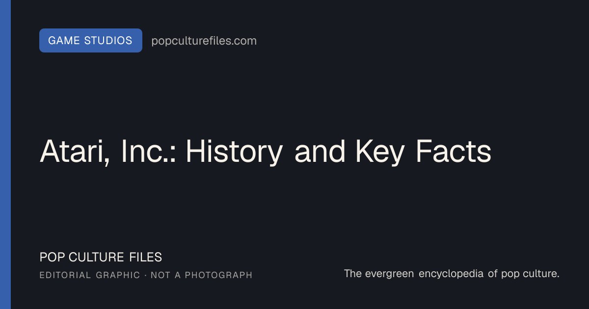 Editorial graphic for: Atari, Inc.: History and Key Facts
