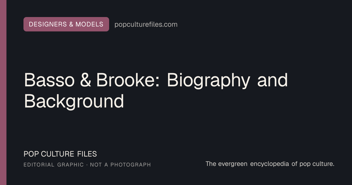 Editorial graphic for: Basso & Brooke: Biography and Background