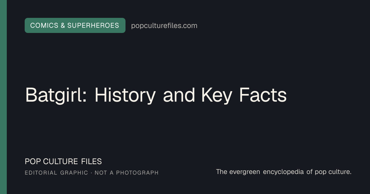 Editorial graphic for: Batgirl: History and Key Facts