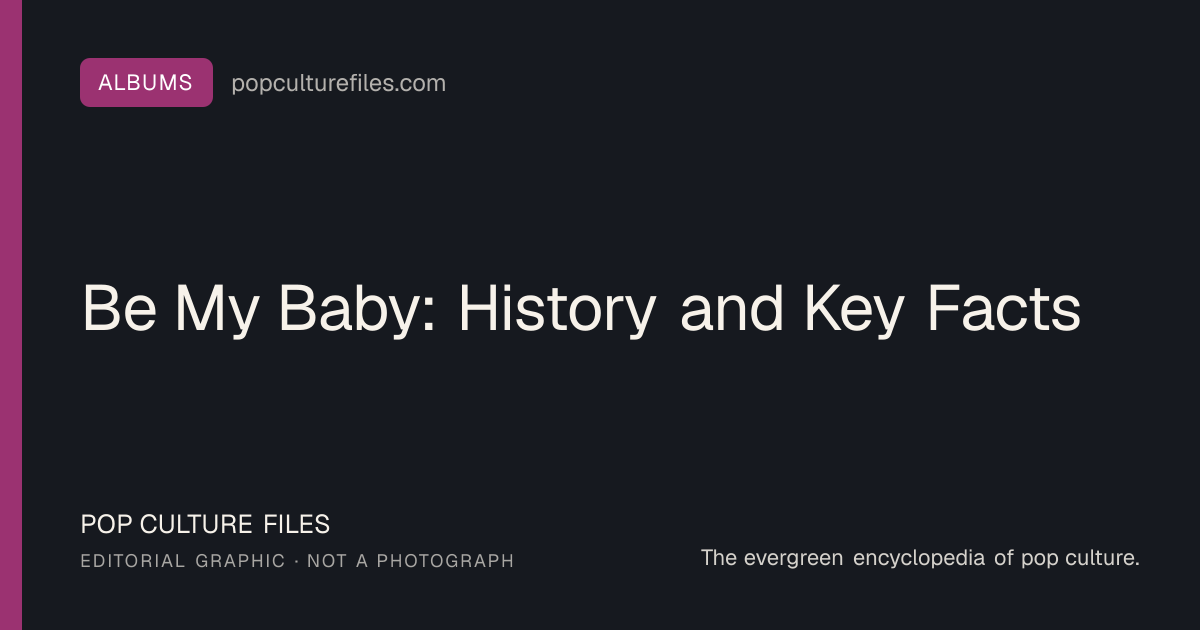 Editorial graphic for: Be My Baby: History and Key Facts