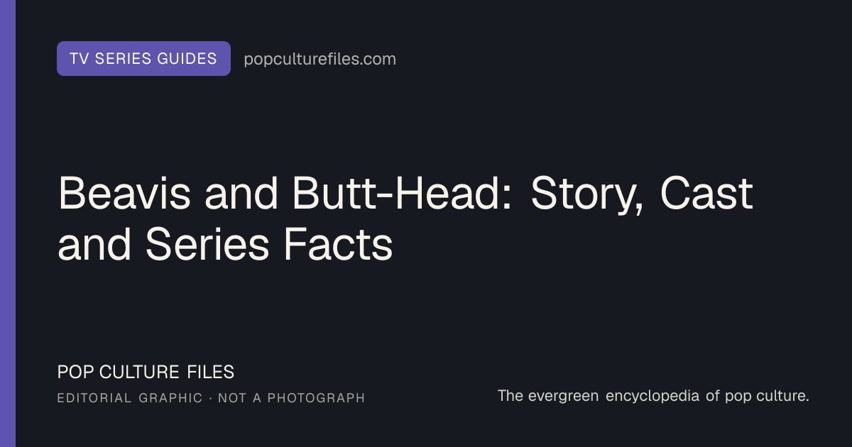 Editorial graphic for: Beavis and Butt-Head: Story, Cast and Series Facts