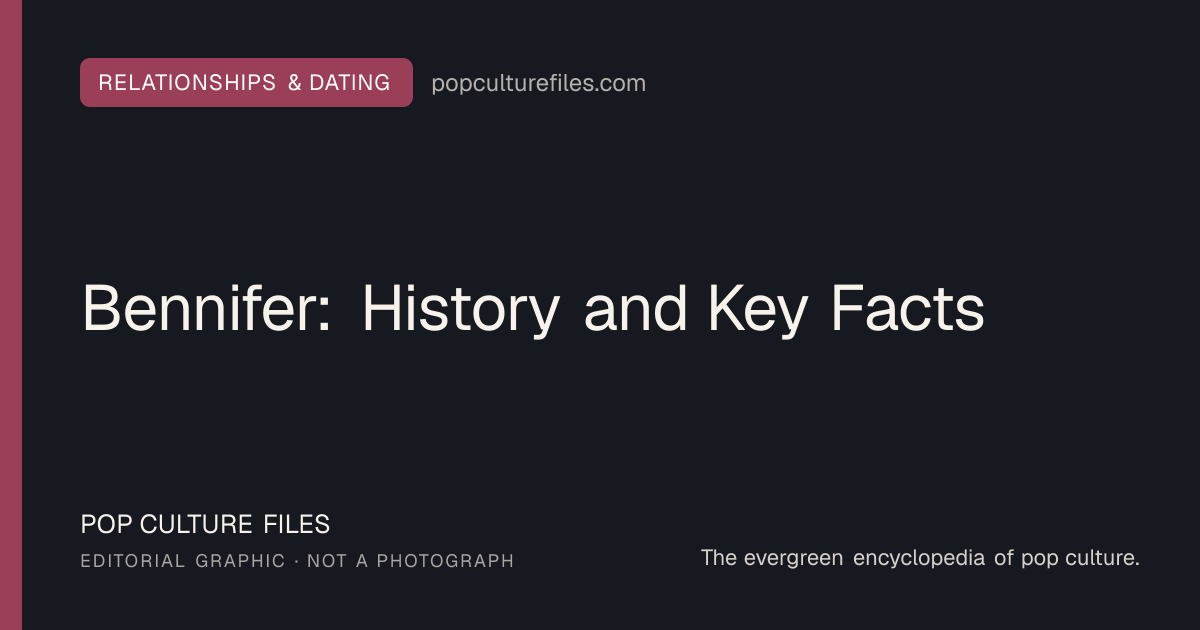 Editorial graphic for: Bennifer: History and Key Facts