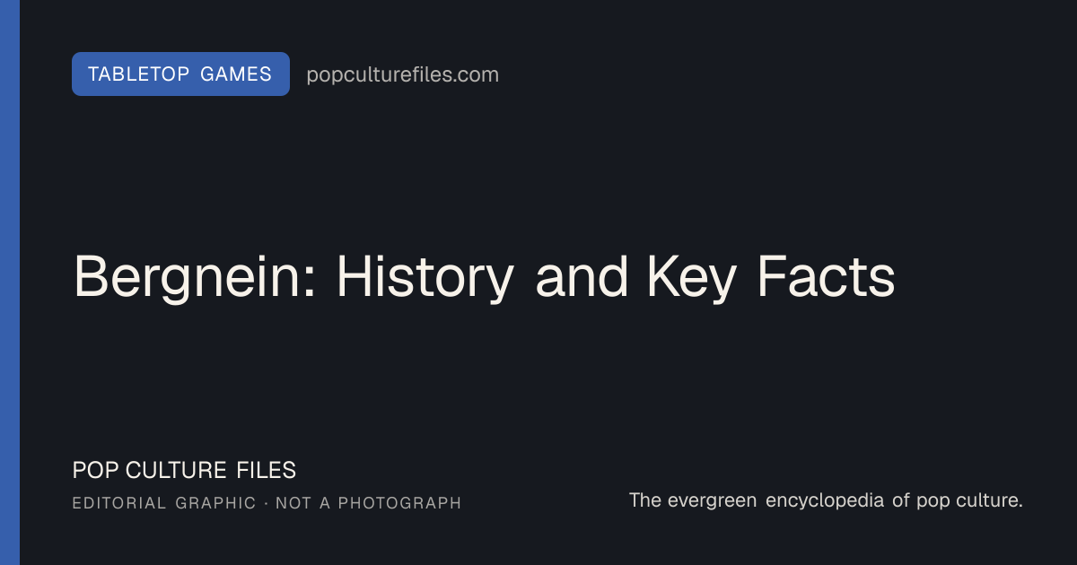 Editorial graphic for: Bergnein: History and Key Facts