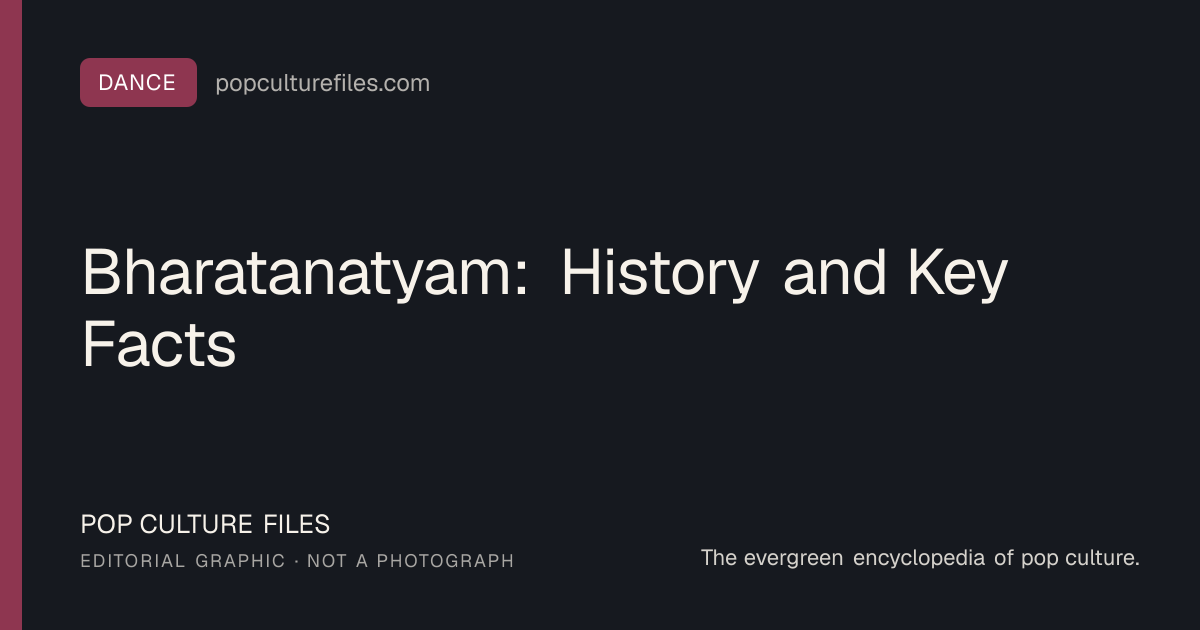 Editorial graphic for: Bharatanatyam: History and Key Facts