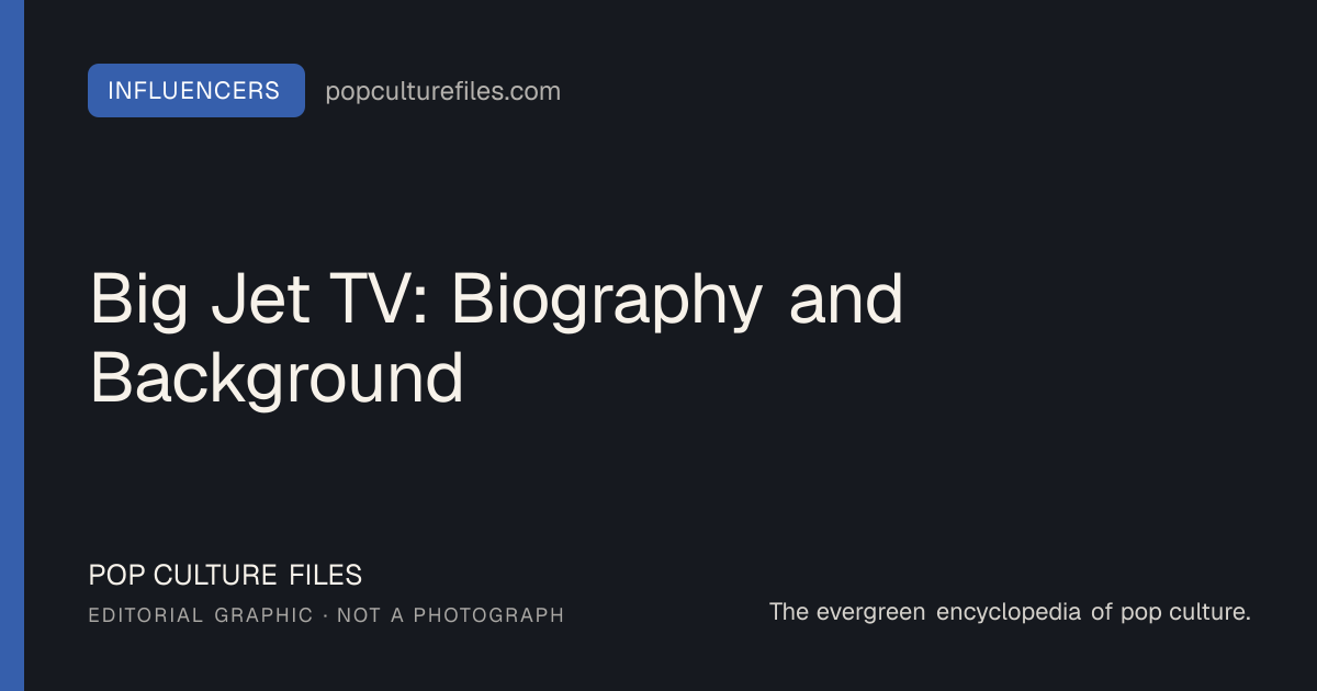 Editorial graphic for: Big Jet TV: Biography and Background