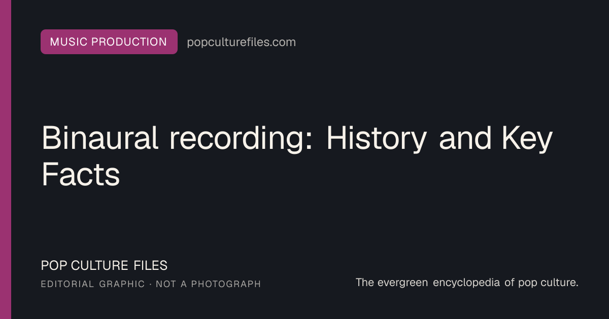 Editorial graphic for: Binaural recording: History and Key Facts