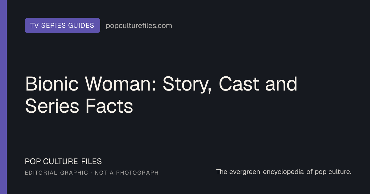 Editorial graphic for: Bionic Woman: Story, Cast and Series Facts