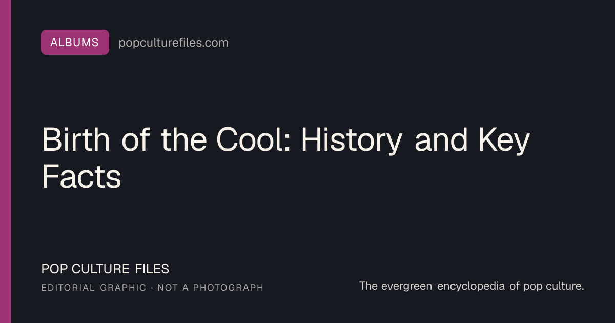 Editorial graphic for: Birth of the Cool: History and Key Facts