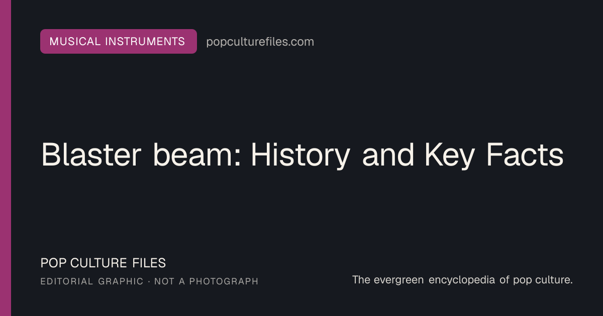 Editorial graphic for: Blaster beam: History and Key Facts