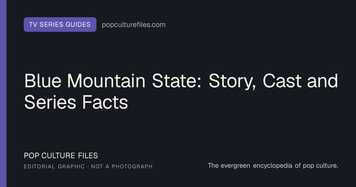 Editorial graphic for: Blue Mountain State: Story, Cast and Series Facts