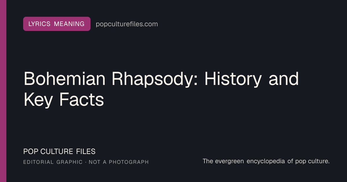 Editorial graphic for: Bohemian Rhapsody: History and Key Facts