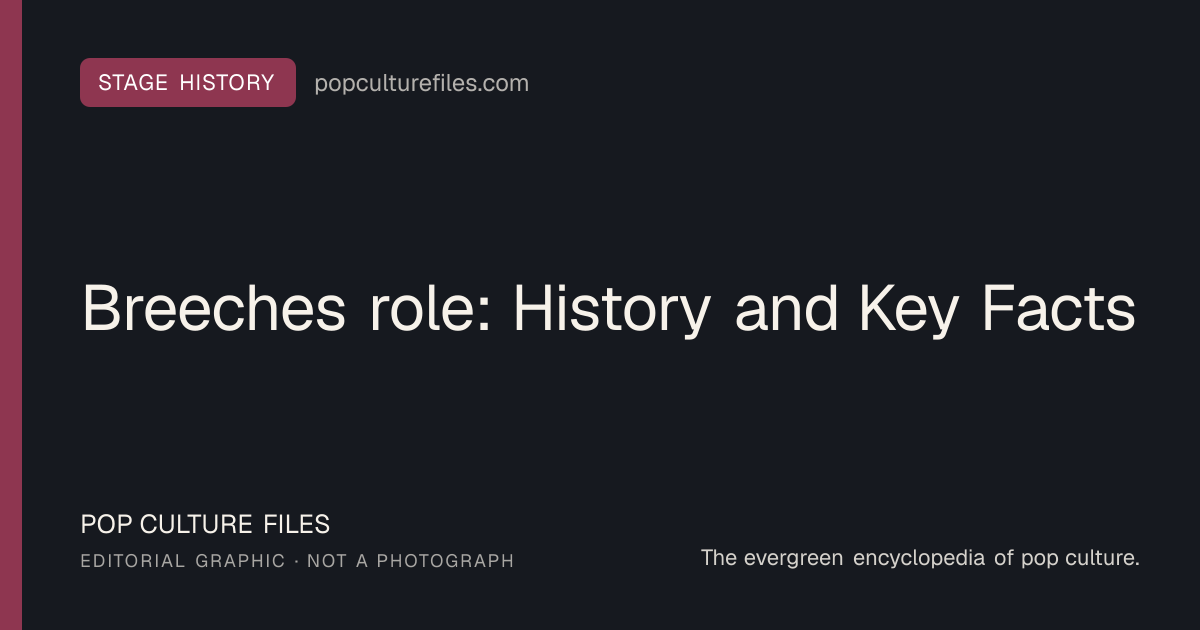 Editorial graphic for: Breeches role: History and Key Facts