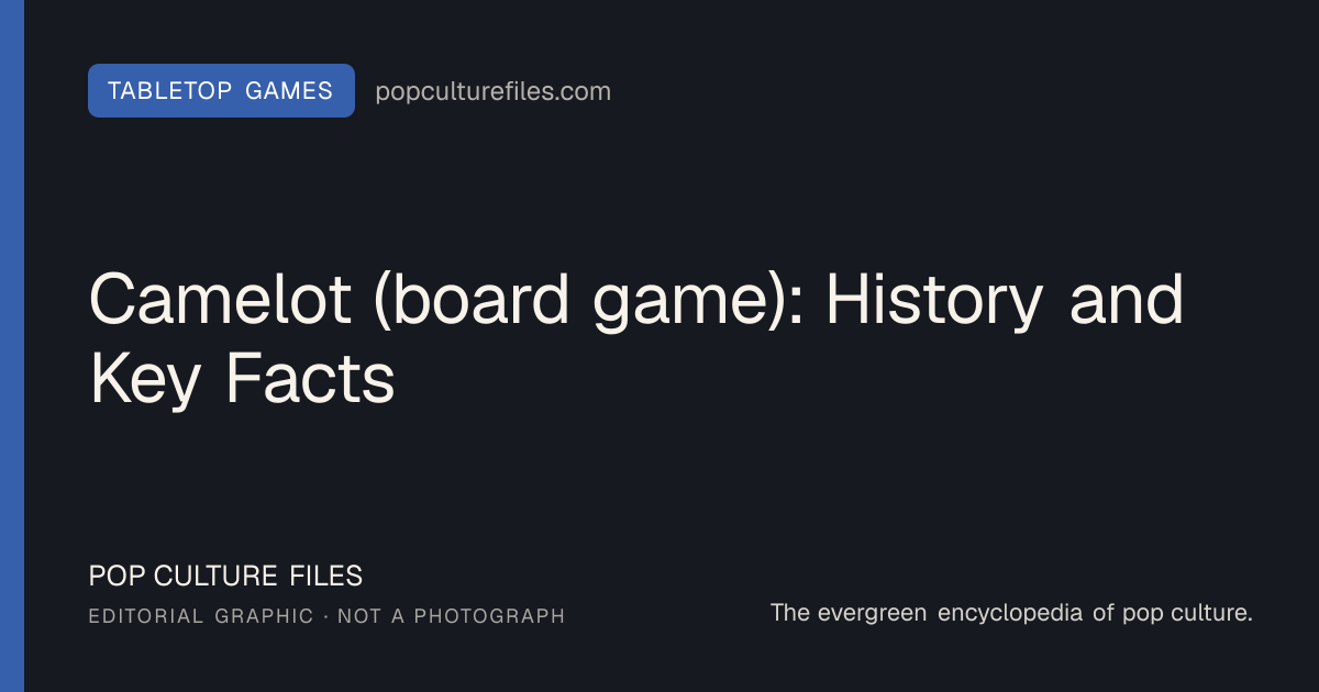 Editorial graphic for: Camelot (board game): History and Key Facts