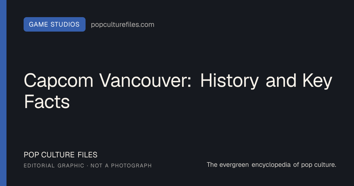 Editorial graphic for: Capcom Vancouver: History and Key Facts