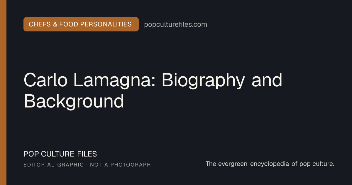 Editorial graphic for: Carlo Lamagna: Biography and Background