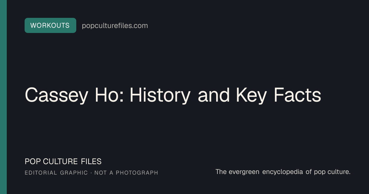 Editorial graphic for: Cassey Ho: History and Key Facts