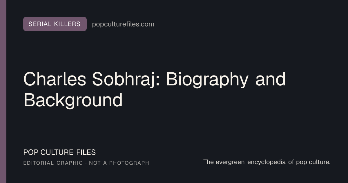 Editorial graphic for: Charles Sobhraj: Biography and Background