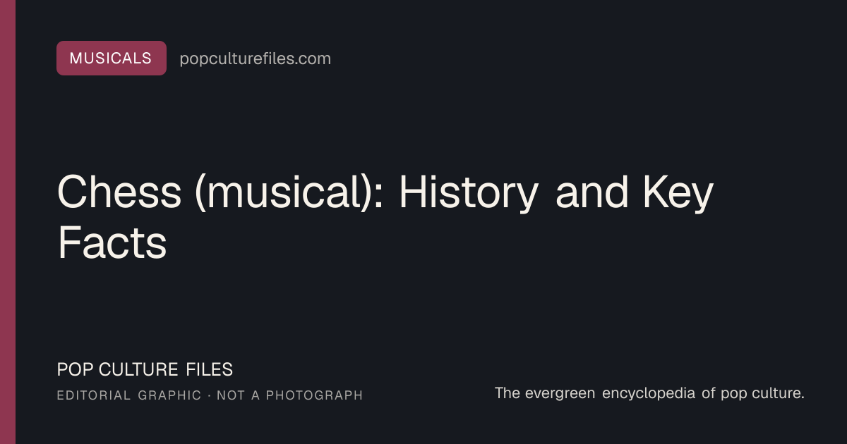 Editorial graphic for: Chess (musical): History and Key Facts