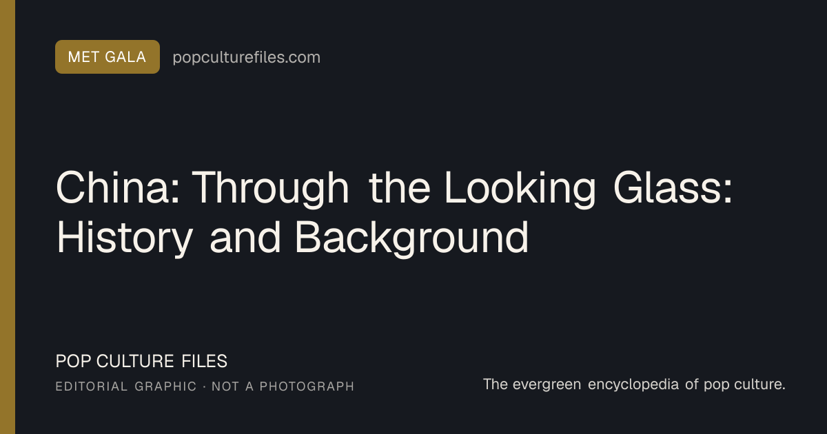Editorial graphic for: China: Through the Looking Glass: History and Background