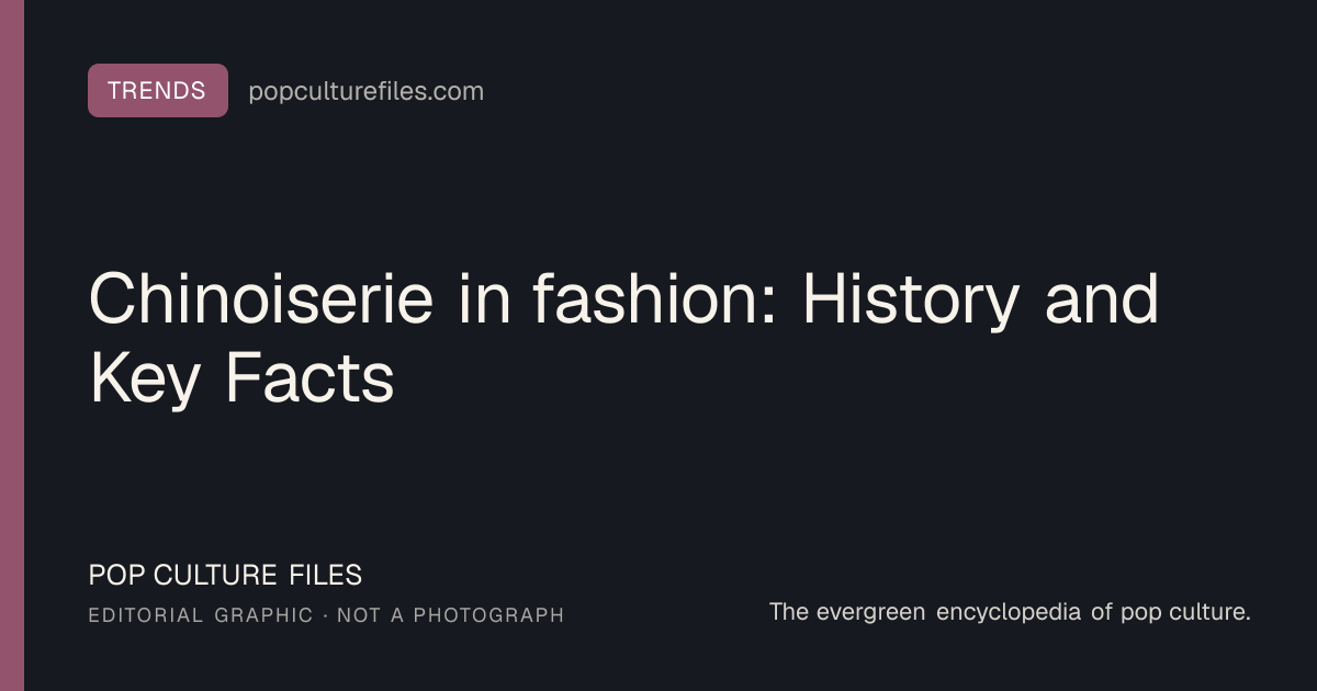 Editorial graphic for: Chinoiserie in fashion: History and Key Facts