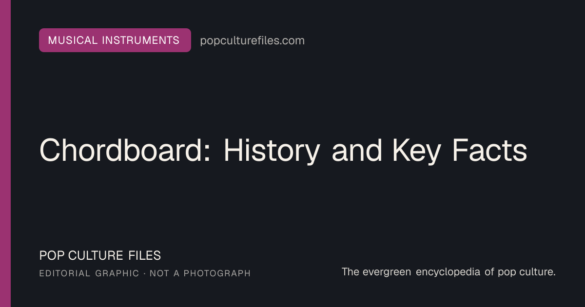 Editorial graphic for: Chordboard: History and Key Facts