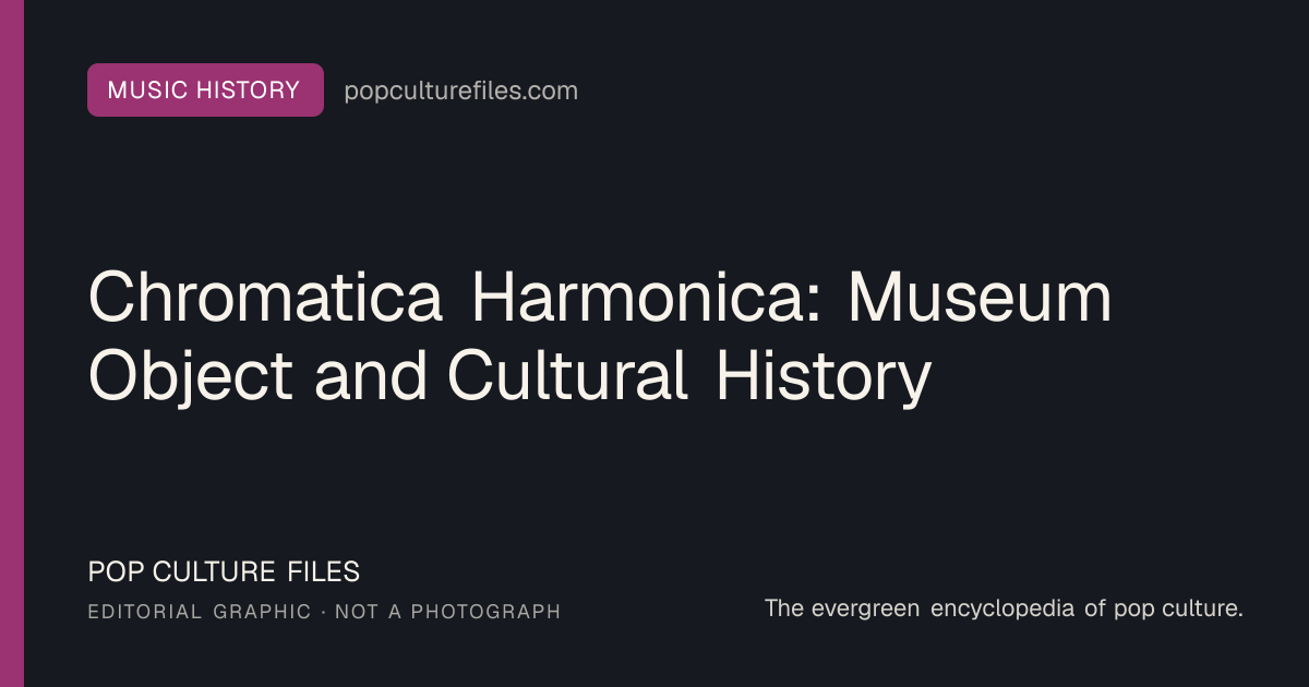 Editorial graphic for: Chromatica Harmonica: Museum Object and Cultural History