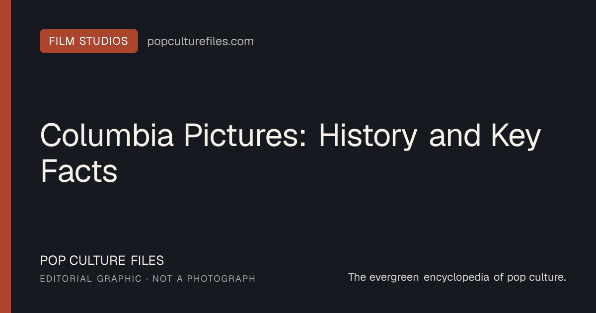 Editorial graphic for: Columbia Pictures: History and Key Facts