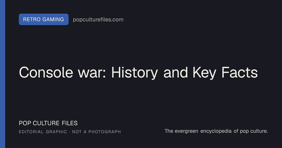 Editorial graphic for: Console war: History and Key Facts