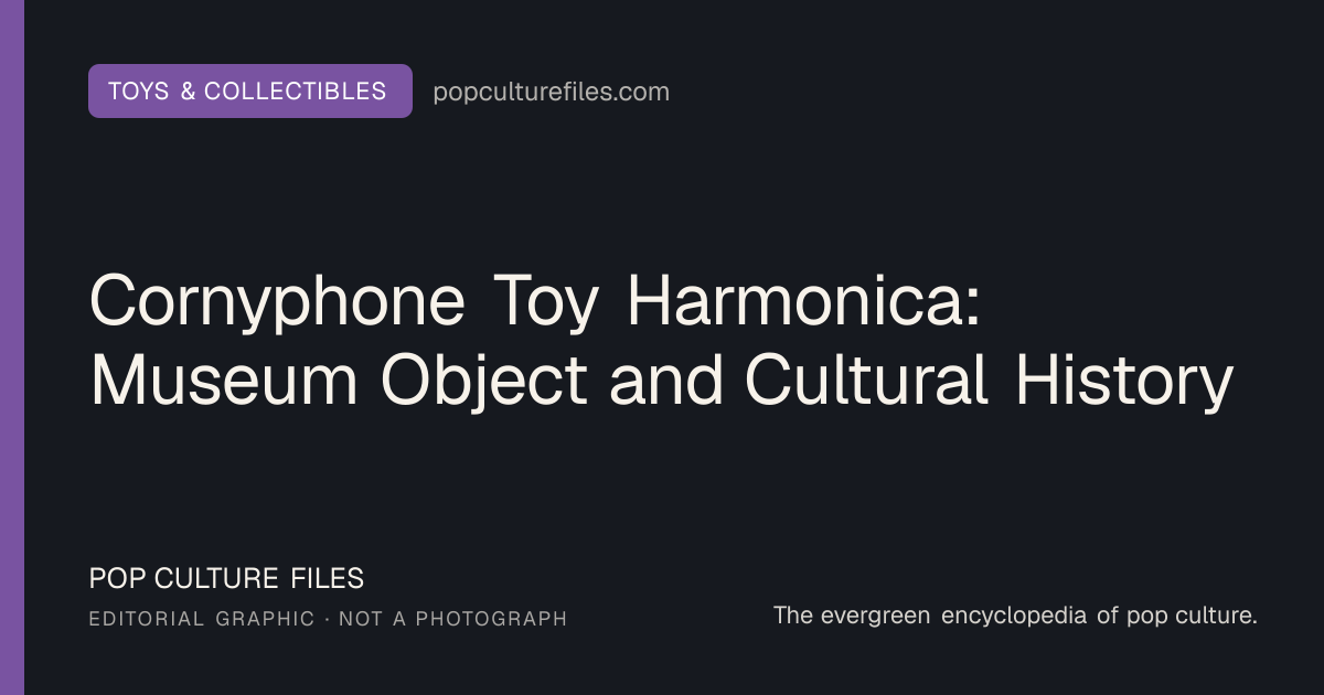 Editorial graphic for: Cornyphone Toy Harmonica: Museum Object and Cultural History