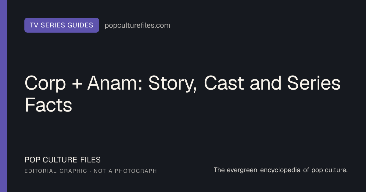 Editorial graphic for: Corp + Anam: Story, Cast and Series Facts