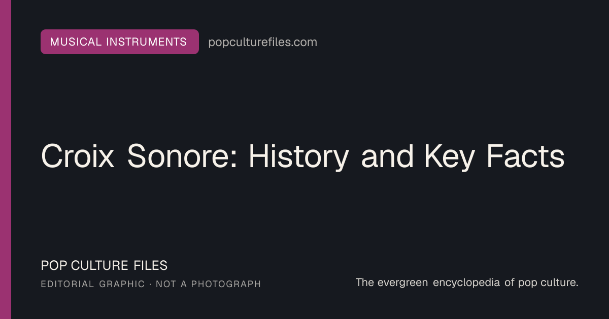 Editorial graphic for: Croix Sonore: History and Key Facts